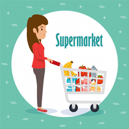 Día de compras en inglés: Supermercado