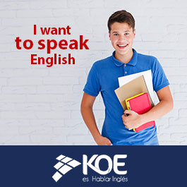 Dilo en inglés: “I want to speak English”